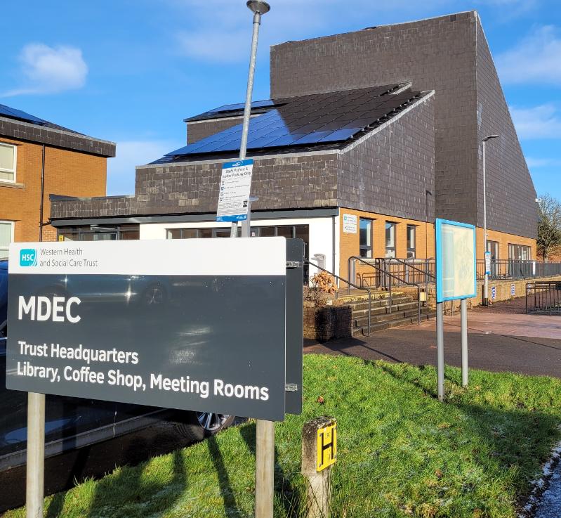 Outside view of MDEC Building Altnagelvin Area Hospital